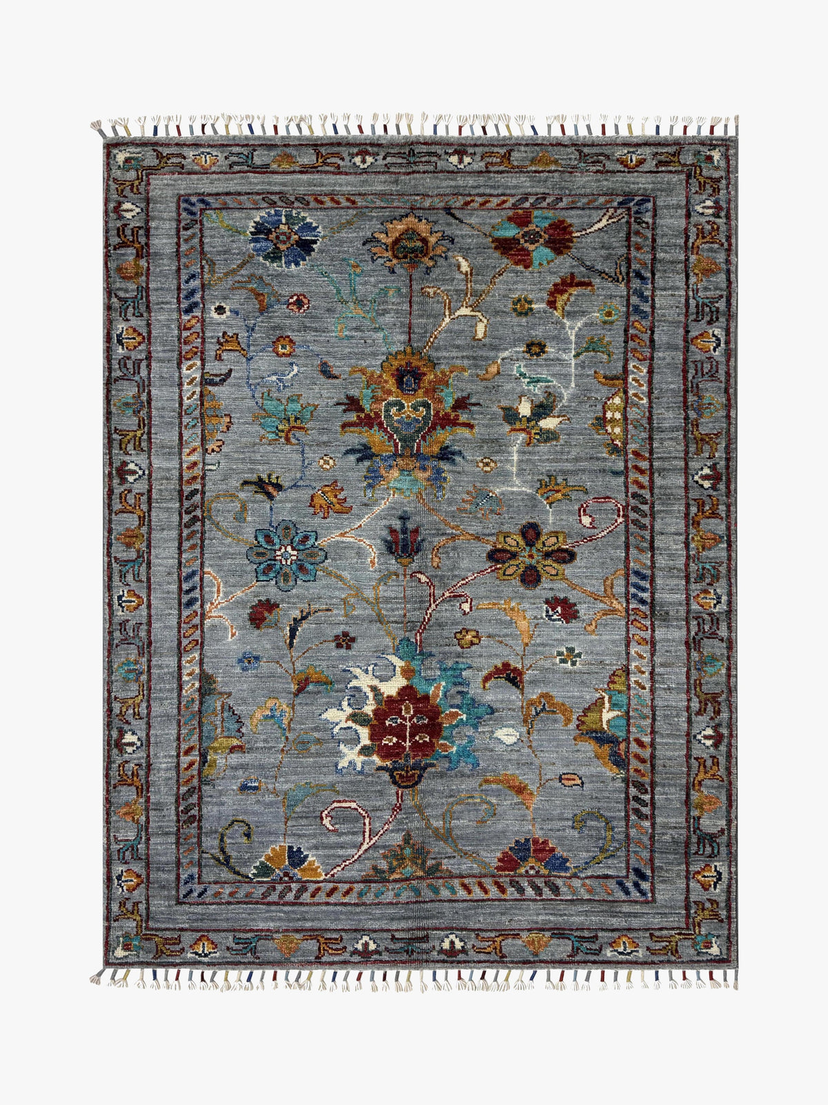 Sultani Grey Rug 1.24m x 0.85m