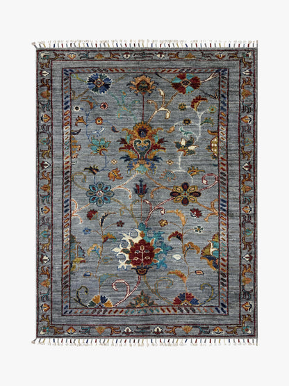 Sultani Grey Rug 1.24m x 0.85m
