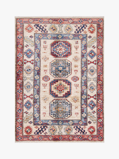 Supreme Kazak Ivory Rug 1.45m x 1.04m