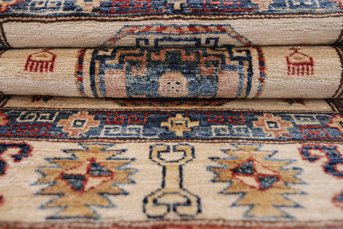 Supreme Kazak Ivory Rug 1.45m x 1.04m