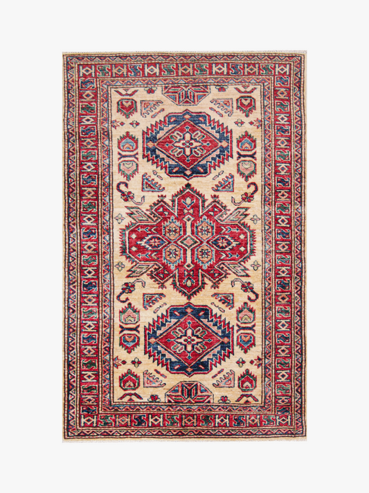 Supreme Kazak Ivory Rug 1.45m x 0.90m