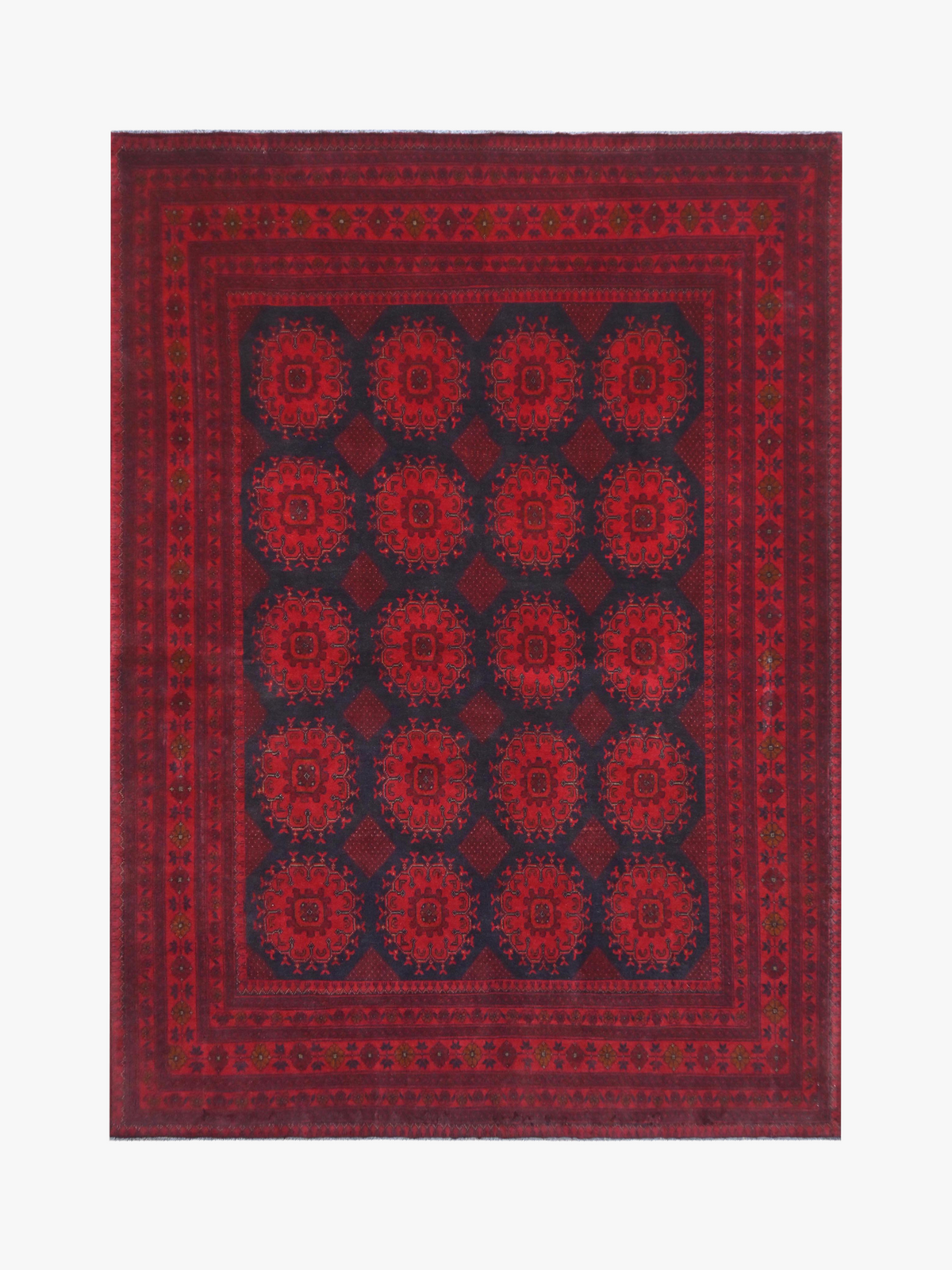 Khal Mohammadi Red Rug 2.02m x 2.92m