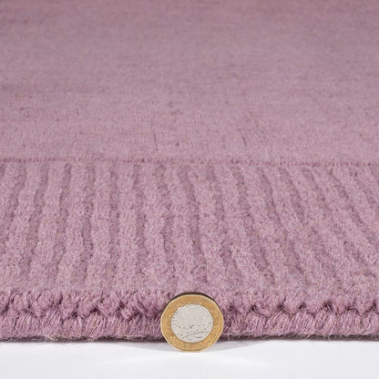 Esme Wool Mauve Rug - Esselle Home