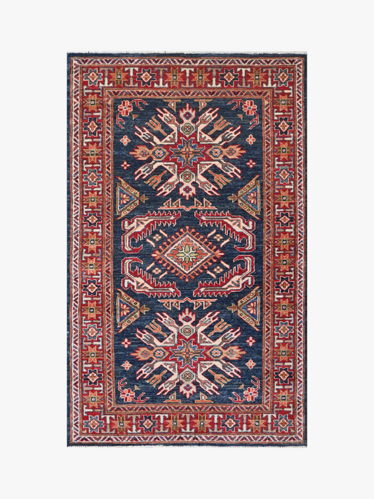 Supreme Kazak Blue Rug 1.48m x 0.92m