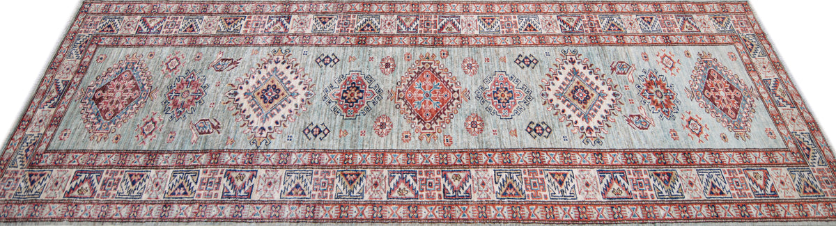 Supreme Kazak Blue Rug 2.59m x 0.81m