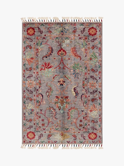Sultani Grey Rug 1.24m x 0.81m