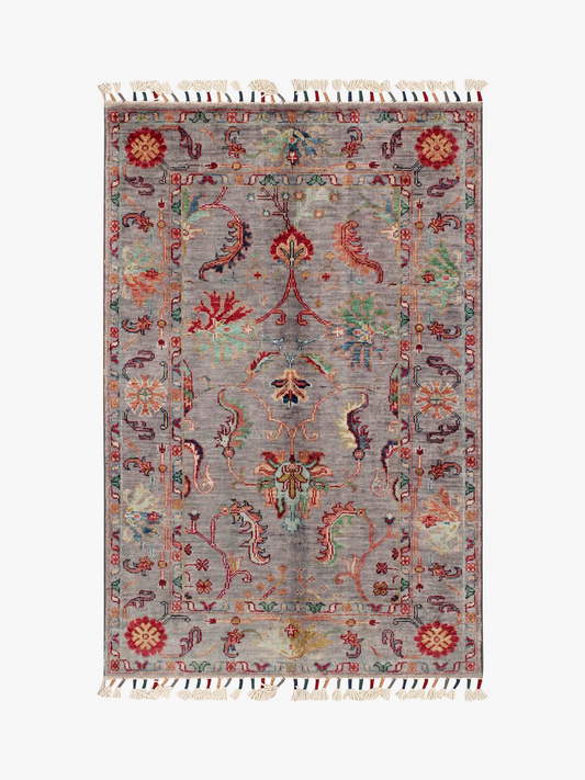 Sultani Grey Rug 1.24m x 0.81m