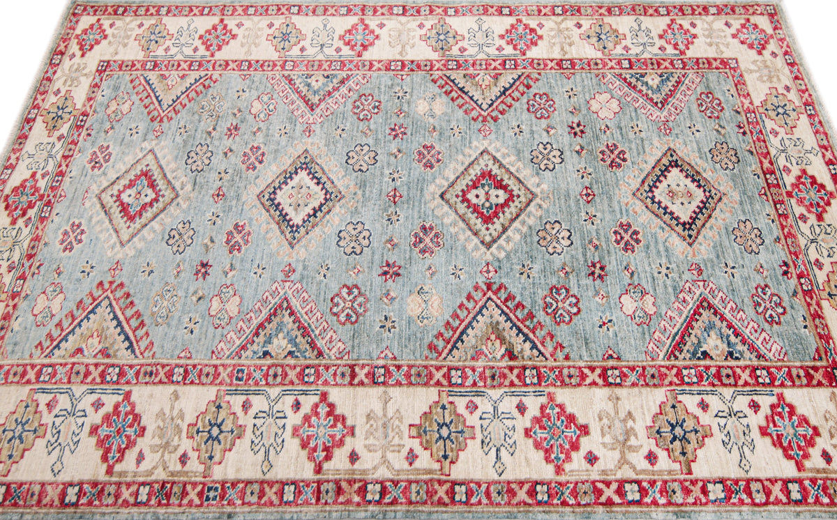 Supreme Kazak Green Rug 1.79m x 1.20m