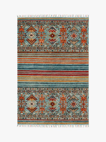 Khurjeen Blue Rug 1.53m x 1.01m