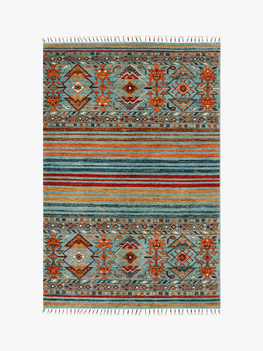 Khurjeen Blue Rug 1.53m x 1.01m