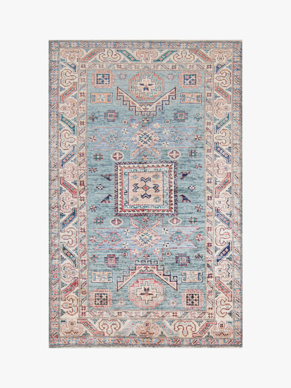 Supreme Kazak Green Rug 1.90m x 1.17m