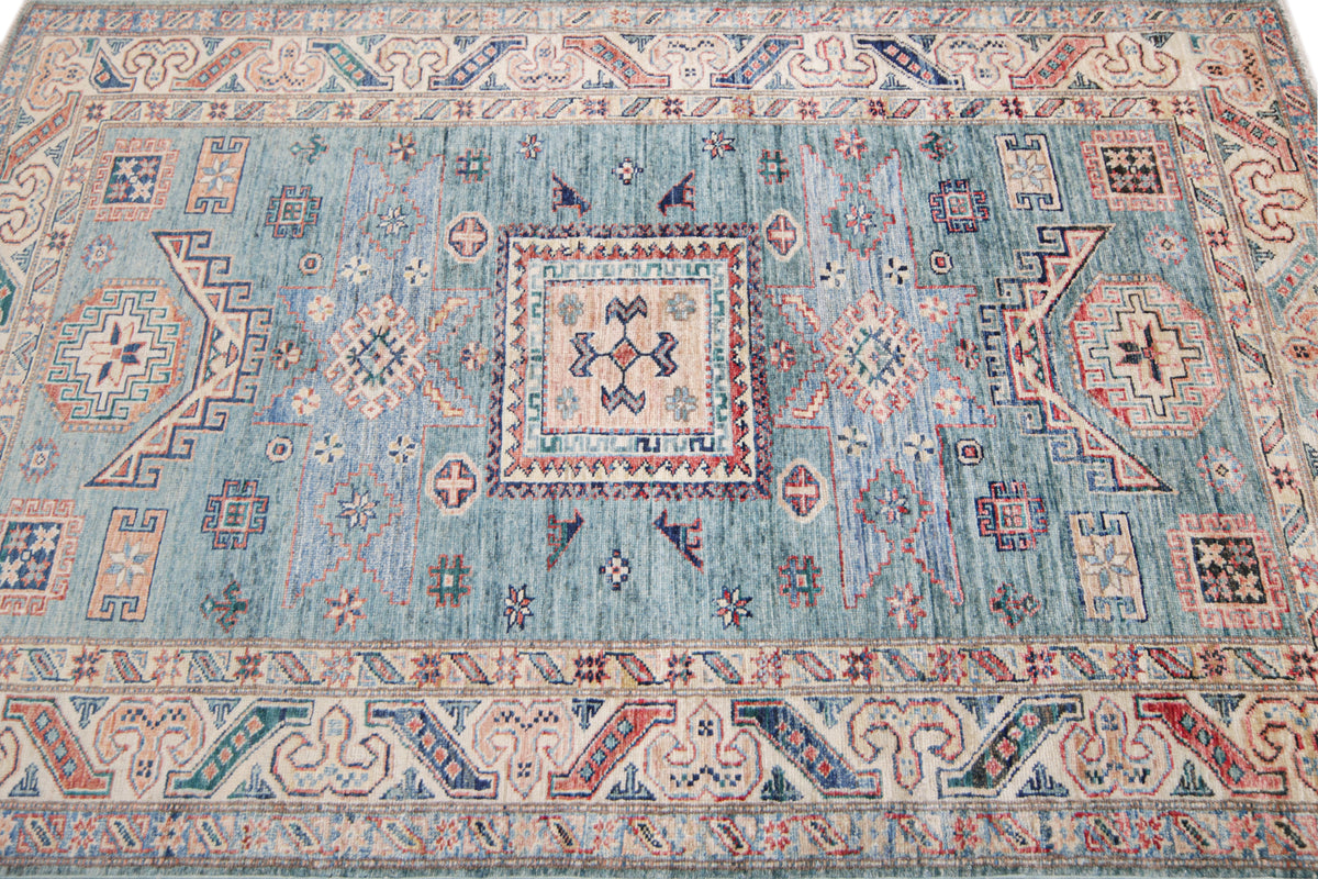 Supreme Kazak Green Rug 1.90m x 1.17m