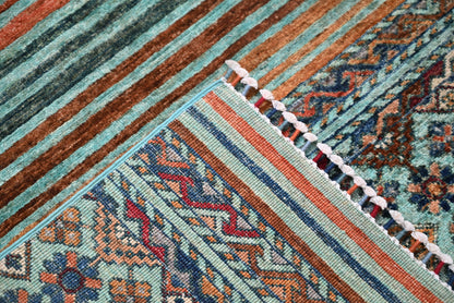 Khurjeen Aqua Rug 1.57m x 1.03m