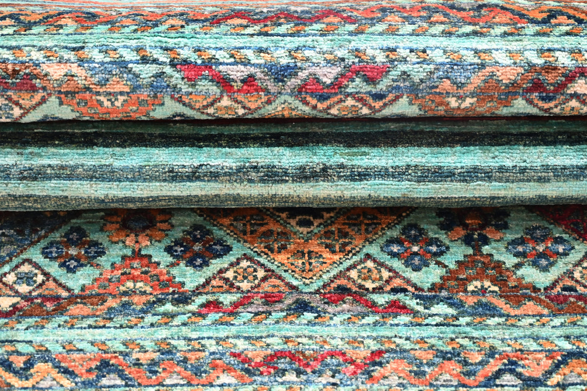 Khurjeen Aqua Rug 1.57m x 1.03m