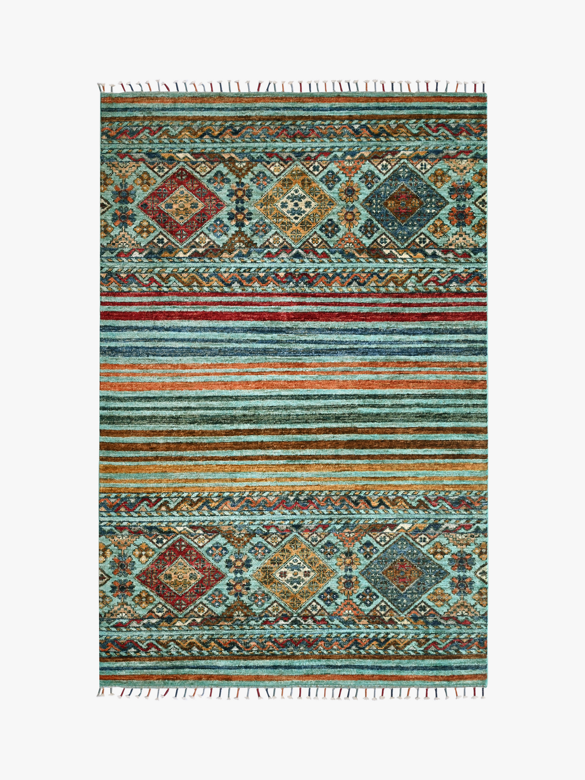 Khurjeen Aqua Rug 1.57m x 1.05m