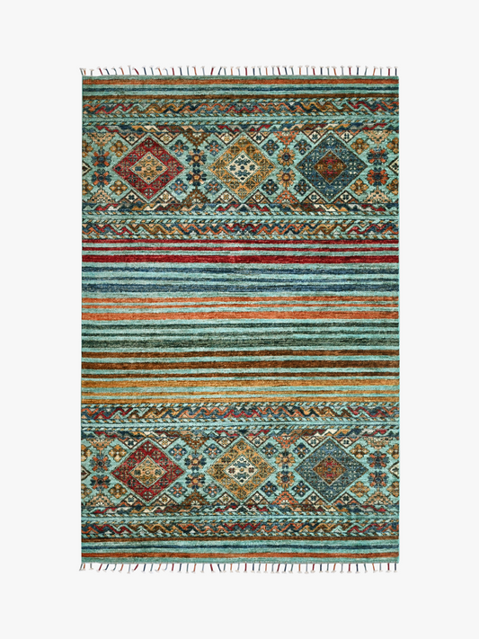 Khurjeen Aqua Rug 1.57m x 1.05m