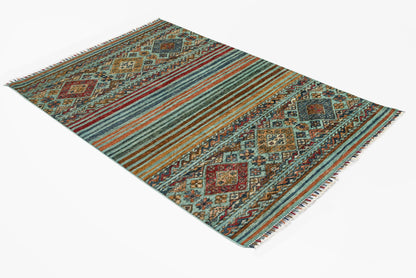 Khurjeen Aqua Rug 1.57m x 1.05m