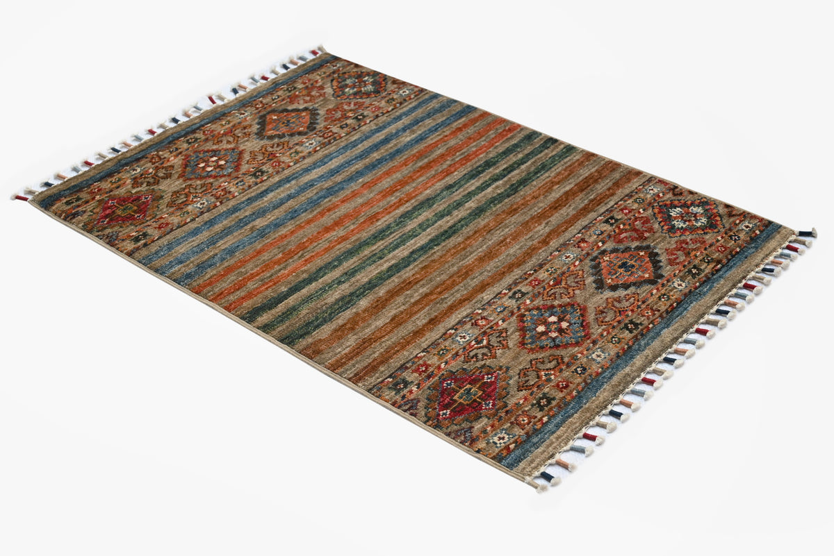 Khurjeen Natural Rug 0.89m x 0.61m