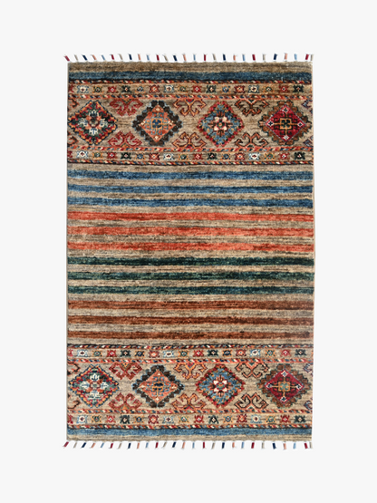 Khurjeen Natural Rug 0.90m x 0.62m