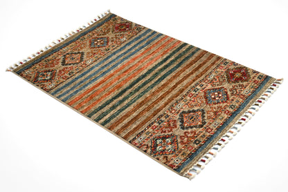 Khurjeen Natural Rug 0.90m x 0.62m