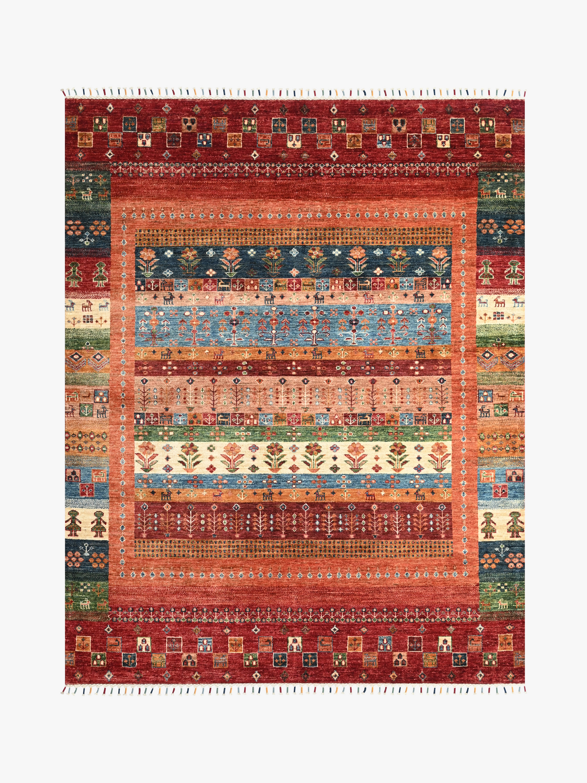 Loribaft Red Rug 1.97m x 1.53m