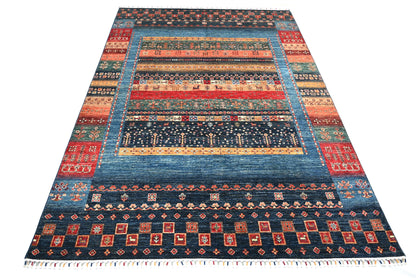 Loribaft Blue Rug 3.02m x 2.08m