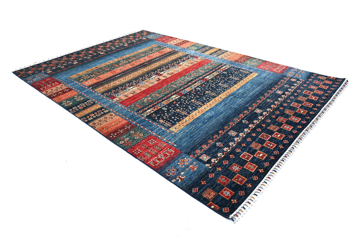 Loribaft Blue Rug 3.02m x 2.08m