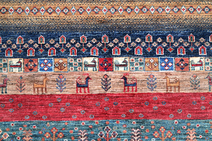 Loribaft Blue Rug 3.02m x 2.08m