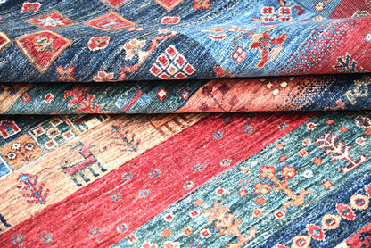 Loribaft Blue Rug 3.02m x 2.08m