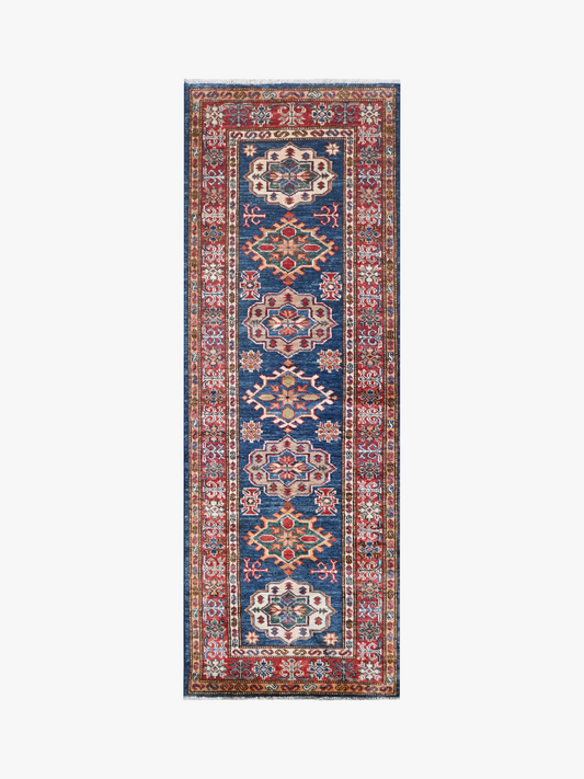Supreme Kazak Blue Rug 1.83m x 0.62m