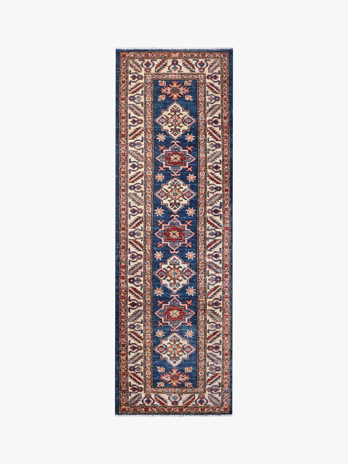 Supreme Kazak Blue Rug 1.78m x 0.57m
