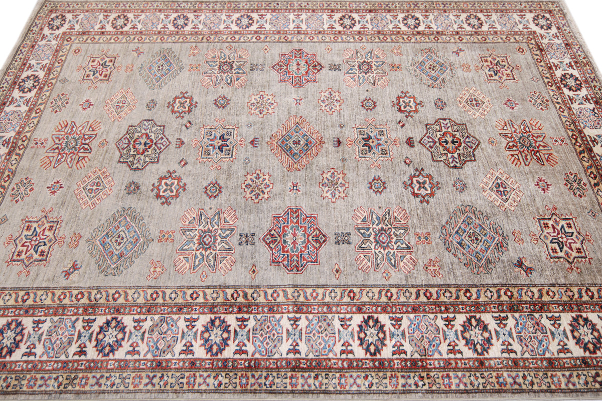 Supreme Kazak Grey Rug 2.44m x 1.73m