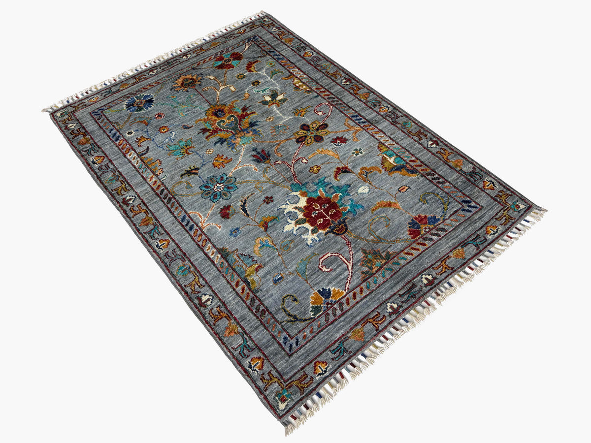 Sultani Grey Rug 1.24m x 0.85m
