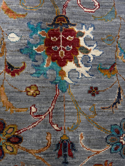 Sultani Grey Rug 1.24m x 0.85m