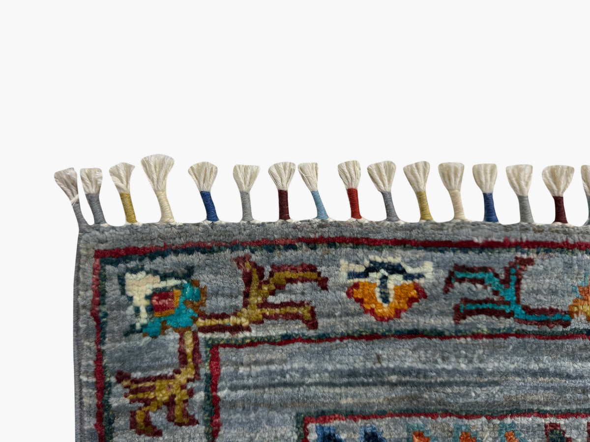 Sultani Grey Rug 1.24m x 0.85m