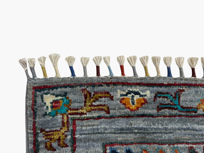 Sultani Grey Rug 1.24m x 0.85m