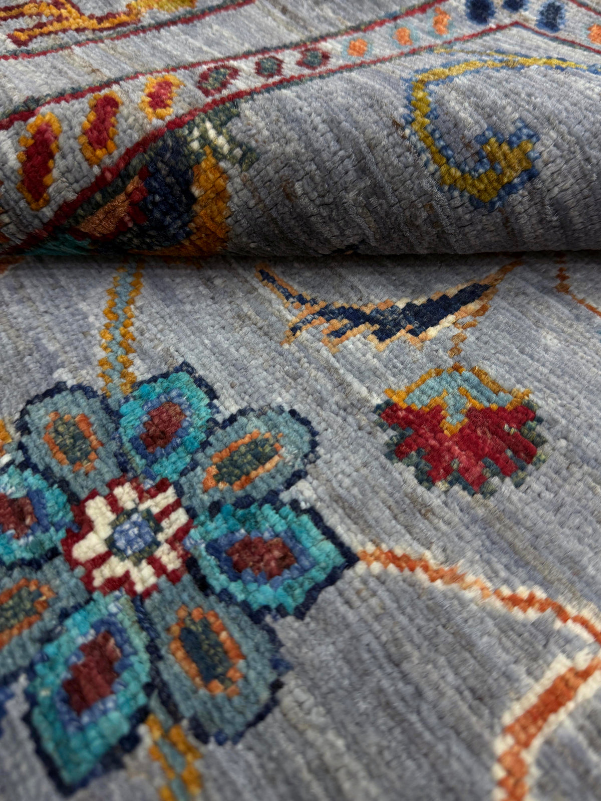 Sultani Grey Rug 1.24m x 0.85m