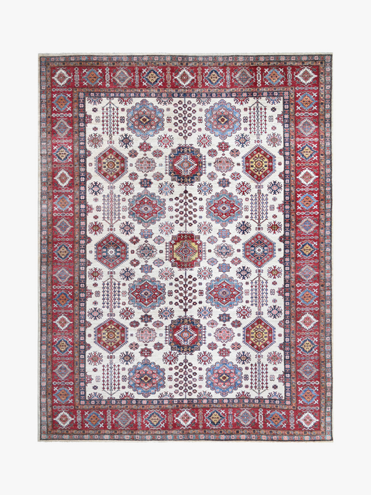 Supreme Kazak Ivory Rug 3.72m x 2.76m
