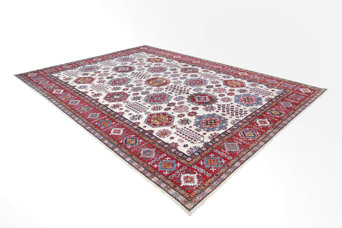 Supreme Kazak Ivory Rug 3.72m x 2.76m