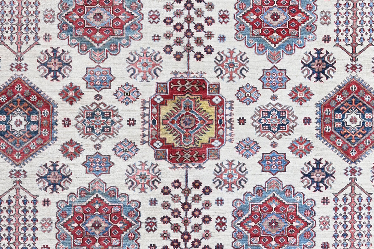 Supreme Kazak Ivory Rug 3.72m x 2.76m