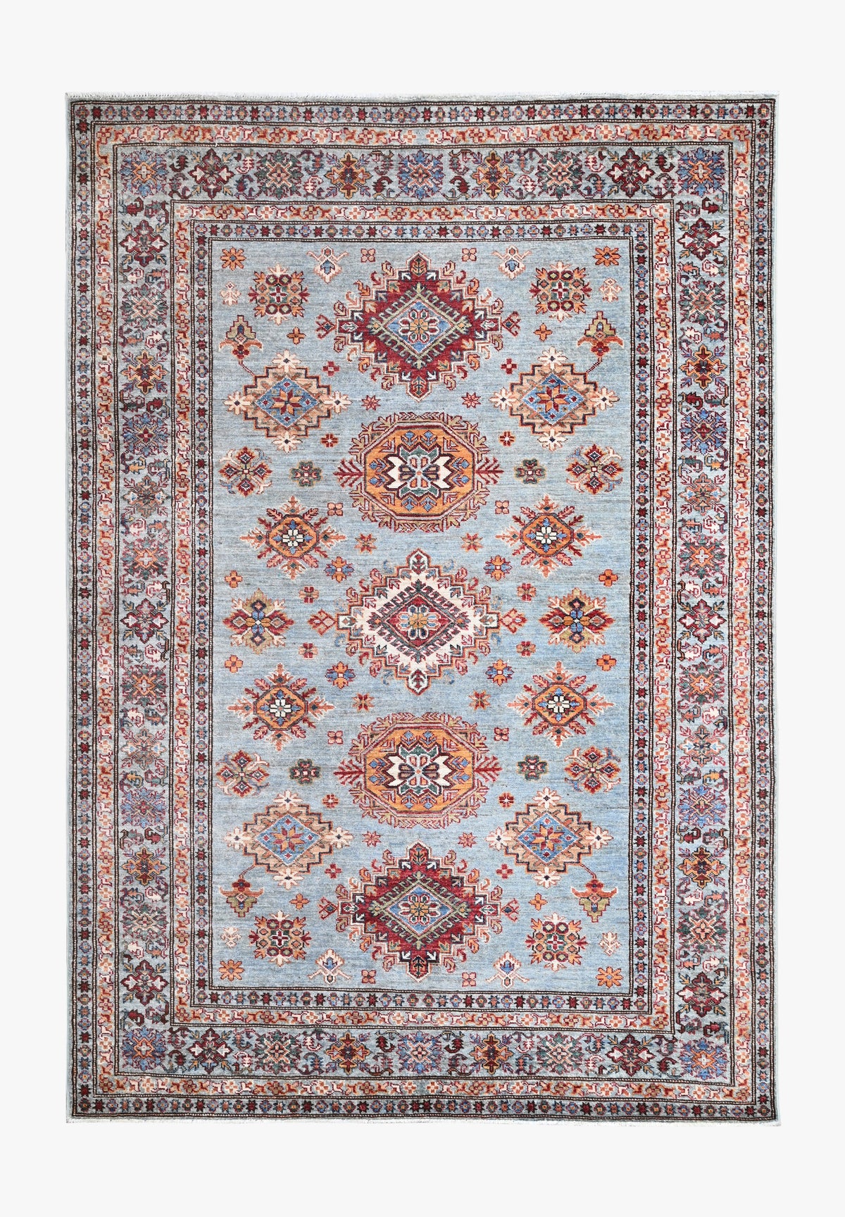 Supreme Kazak Grey Rug 2.47m x 1.73m