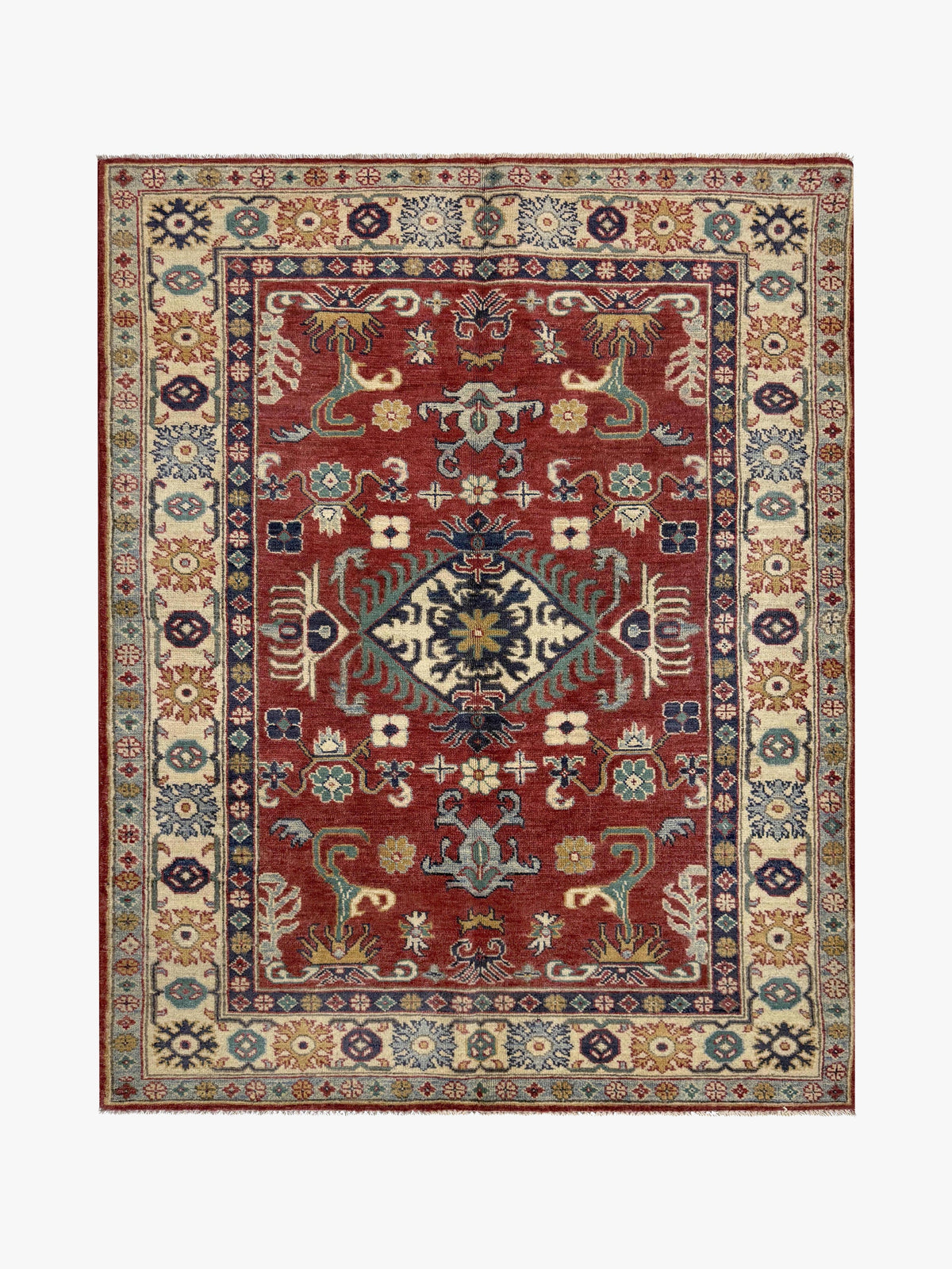 Kazak Red Rug 1.83m x 1.25m