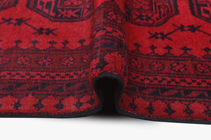 Red Afghan Rug 1.80m x 1.15m