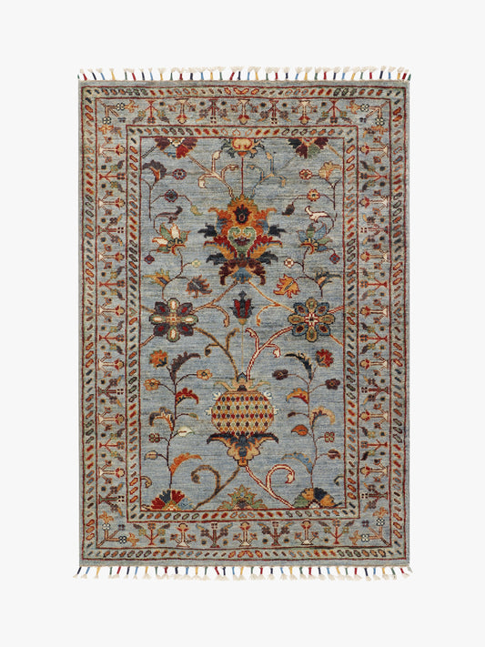 Sultani Grey Rug 1.22m x 0.83m