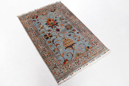 Sultani Grey Rug 1.22m x 0.83m