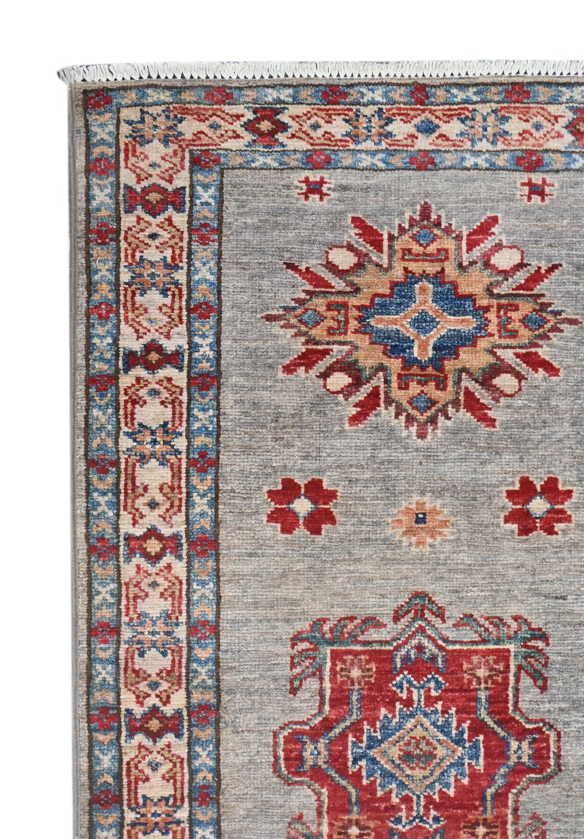 Supreme Kazak Grey Rug 1.83m x 0.58m