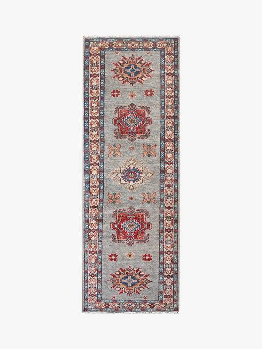 Supreme Kazak Grey Rug 1.83m x 0.58m