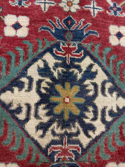 Kazak Red Rug 1.83m x 1.25m