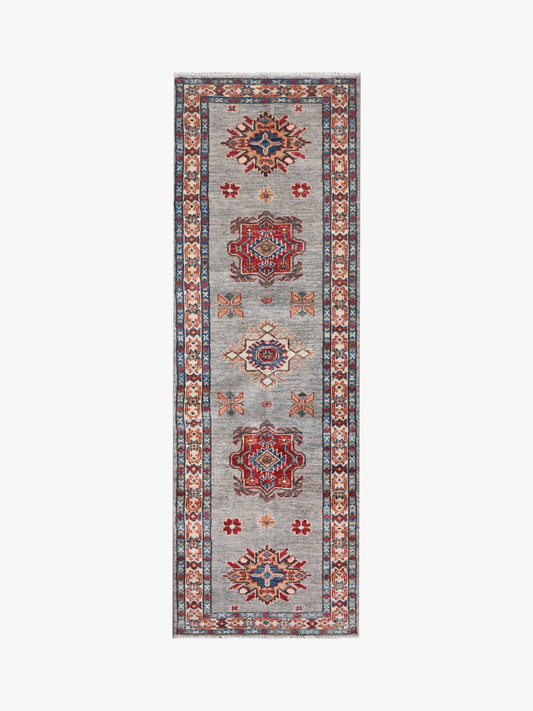 Supreme Kazak Grey Rug 1.82m x 0.58m