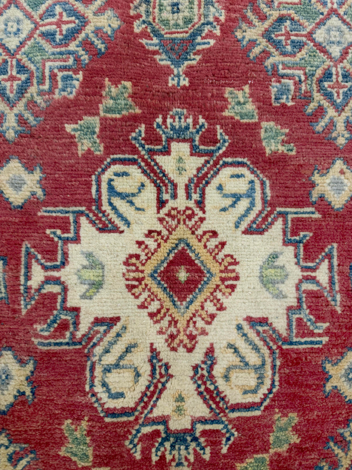 Kazak Red Rug 1.91m x 1.18m
